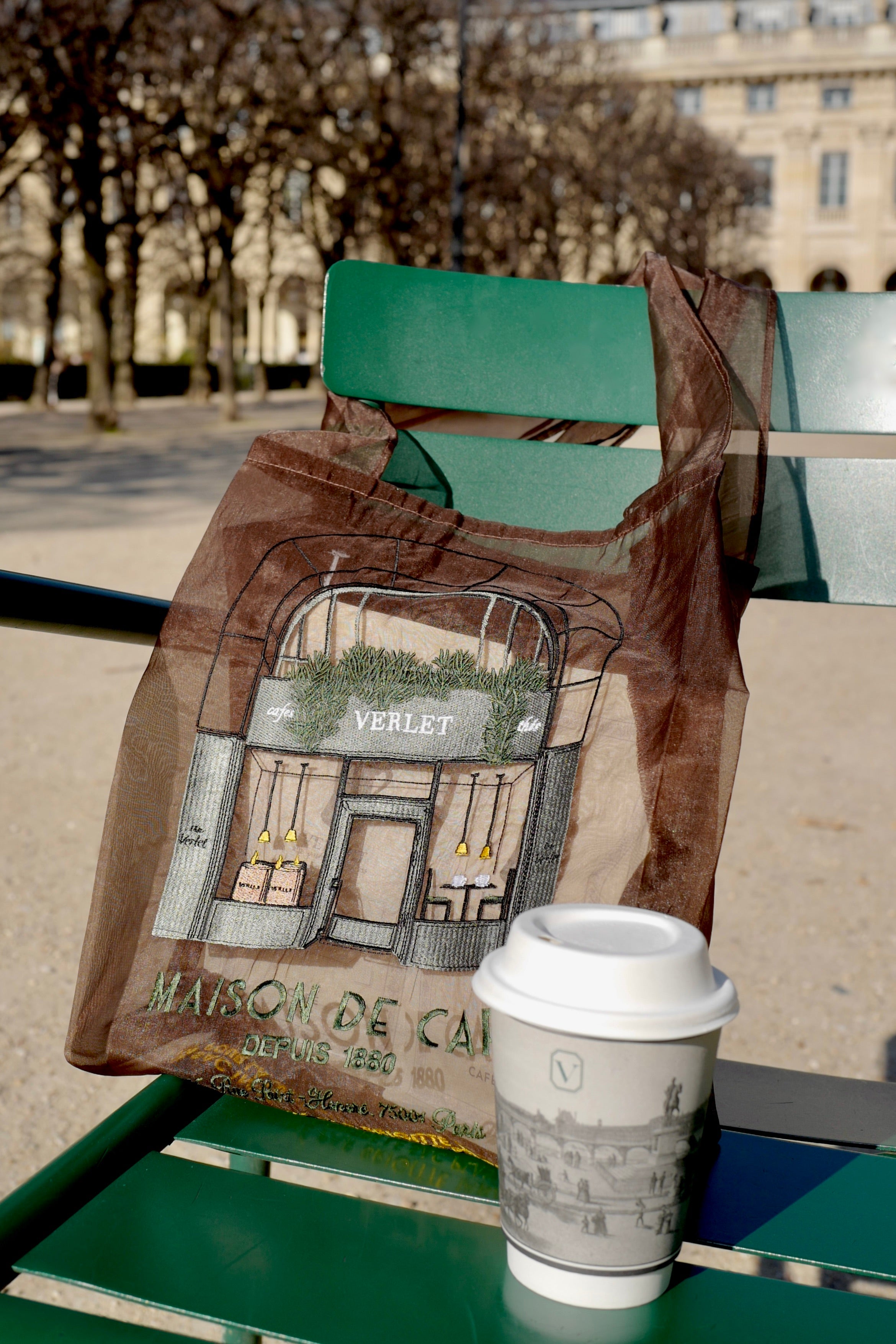 Verlet x Brigitte Tanaka organza tote bag